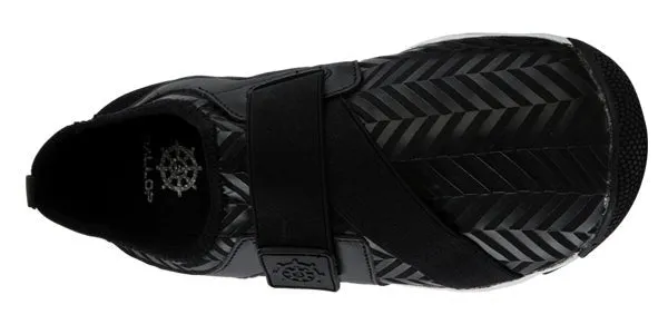 韓國 Ballop Water Sport Aqua Shoes 厚底水陸兩用浮潛鞋 (黑白, Band Black)
