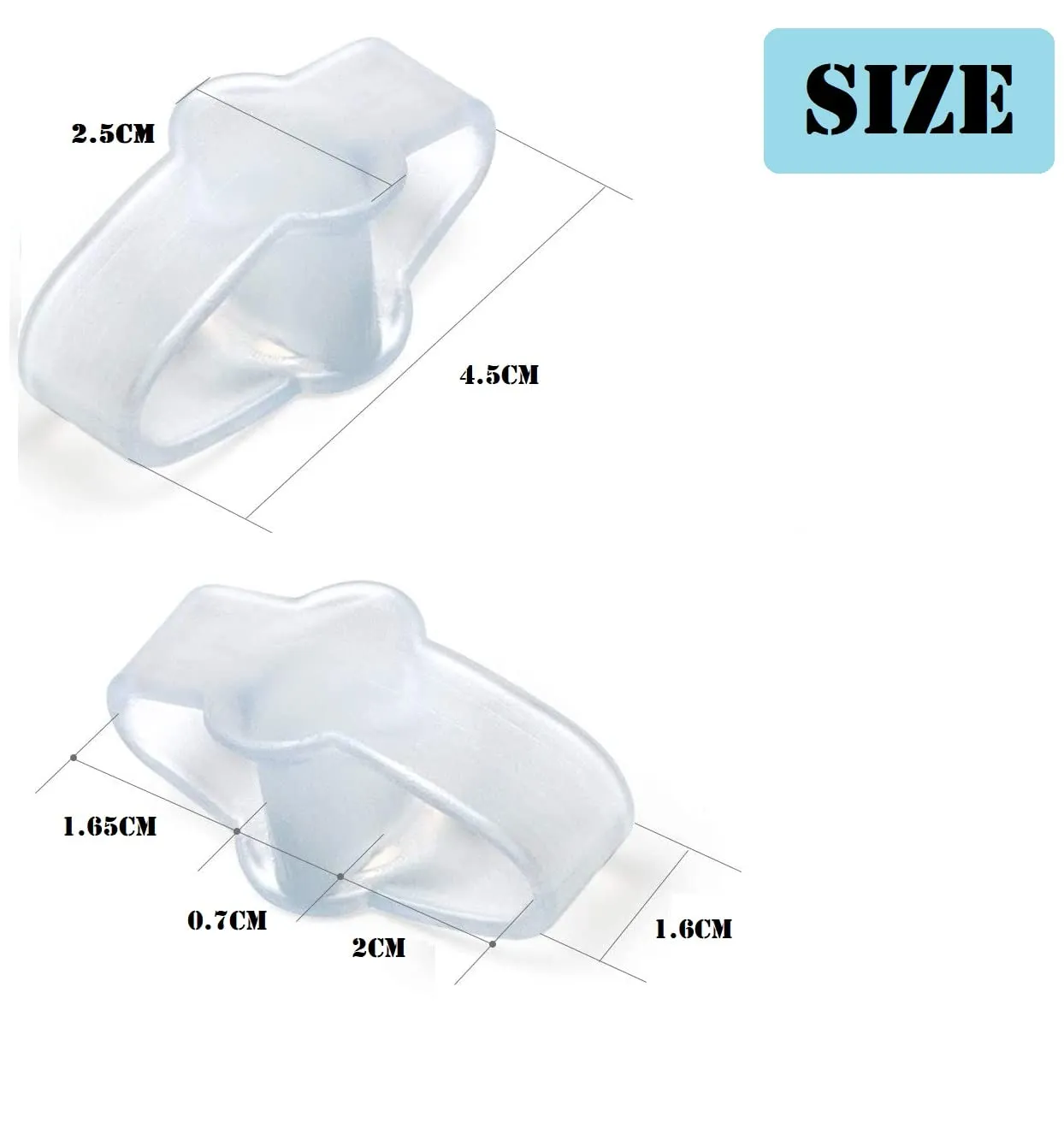 10 Pack Gel Toe Corrector Toe Separators with 2 Loops Big Toe Spacer for Bunion Pain and Overlapping Toe for Women & Men Straighten Overlapping Hammer Toe