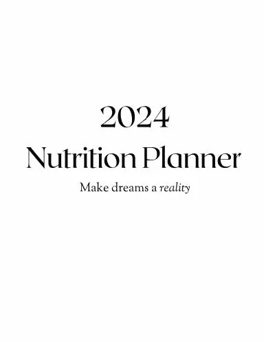 2024 Undated Fitness Planner