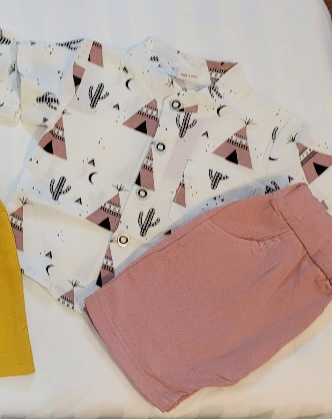 2pcs Toddler Boy Casual Shirt and Short Set, Baby Clothes 2pcs, Baby Boys Set, Soft/Comfy Boys Set, Casual Boys Set,  Cactus Print Boys