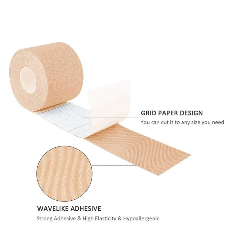 3 PCS Muscle Tape Physiotherapy Sports Tape Basketball Knee Bandage, Size: 5cm x 5m(Blue)