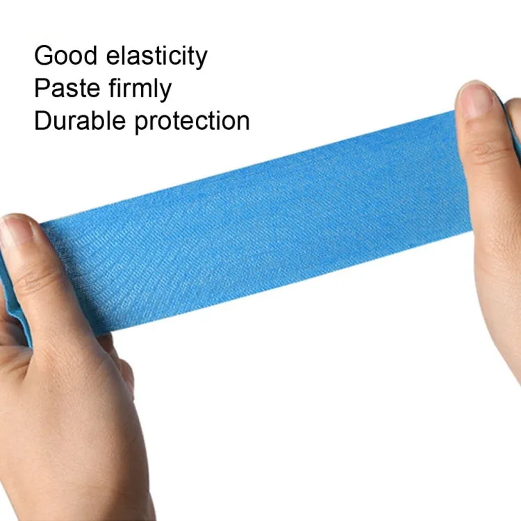 3 PCS Muscle Tape Physiotherapy Sports Tape Basketball Knee Bandage, Size: 5cm x 5m(Blue)