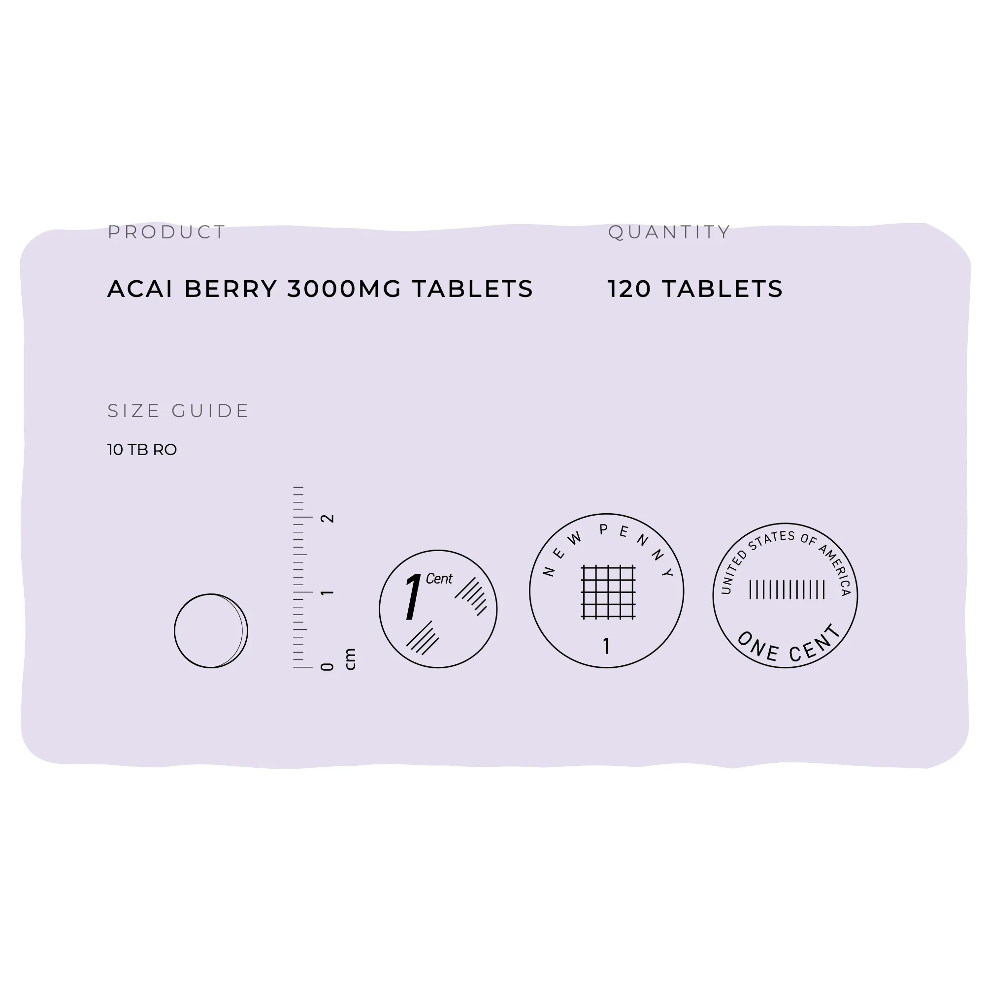 Acai Berry 3000MG High Strength Tablets