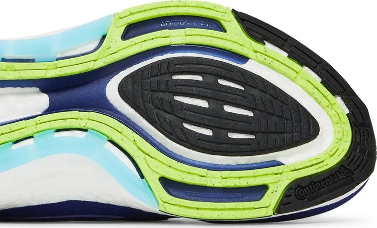 Adidas UltraBoost 22 'Legacy Indigo Solar Yellow' sneakers, blue