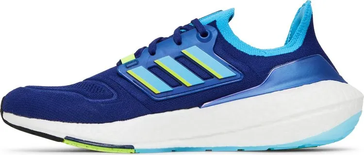 Adidas UltraBoost 22 'Legacy Indigo Solar Yellow' sneakers, blue