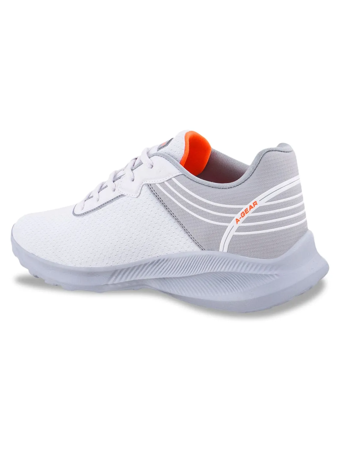 AGR-004 White Men's Sports Shoes