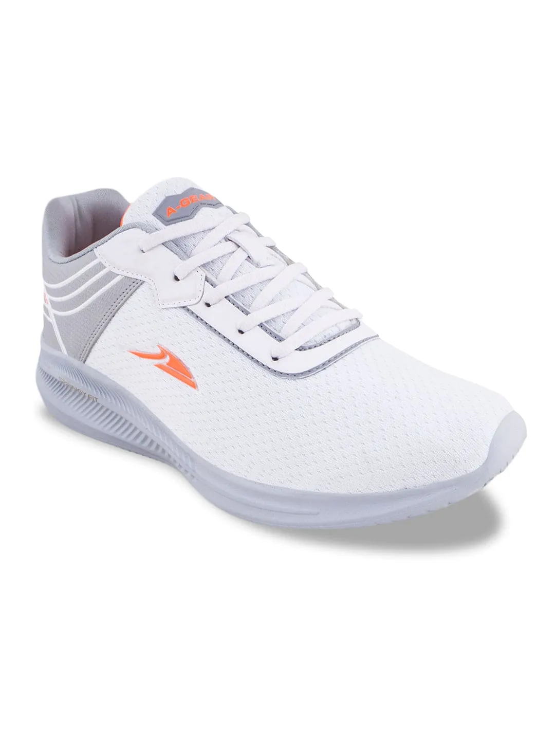 AGR-004 White Men's Sports Shoes