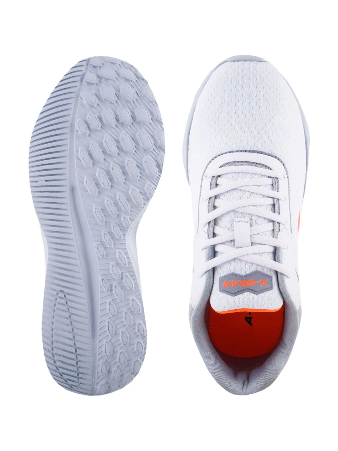 AGR-004 White Men's Sports Shoes