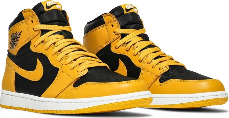 Air Jordan 1 Retro High OG Pollen Sneakers, Yellow