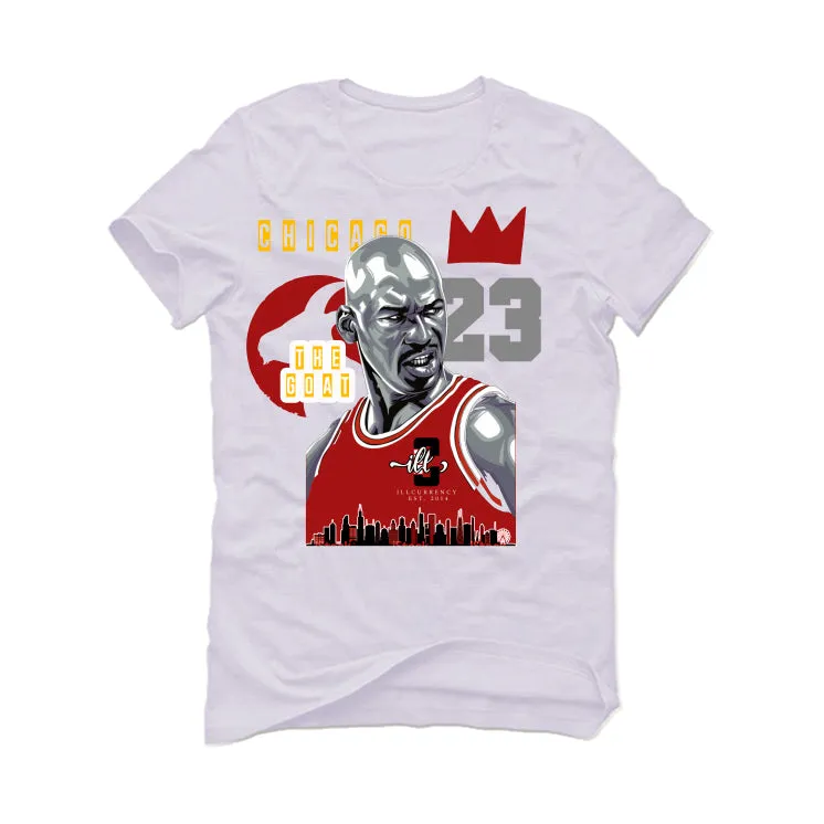 Air Jordan 3 “Cardinal” White T-Shirt (The Goat)