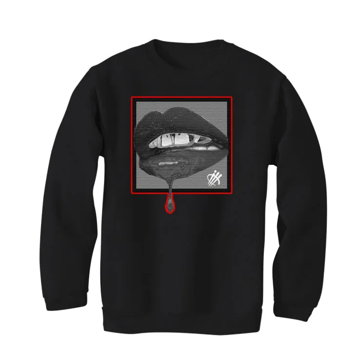 Air Jordan 4 “Black Canvas”| ILLCURRENCY Black T-Shirt (LIPSTICK)