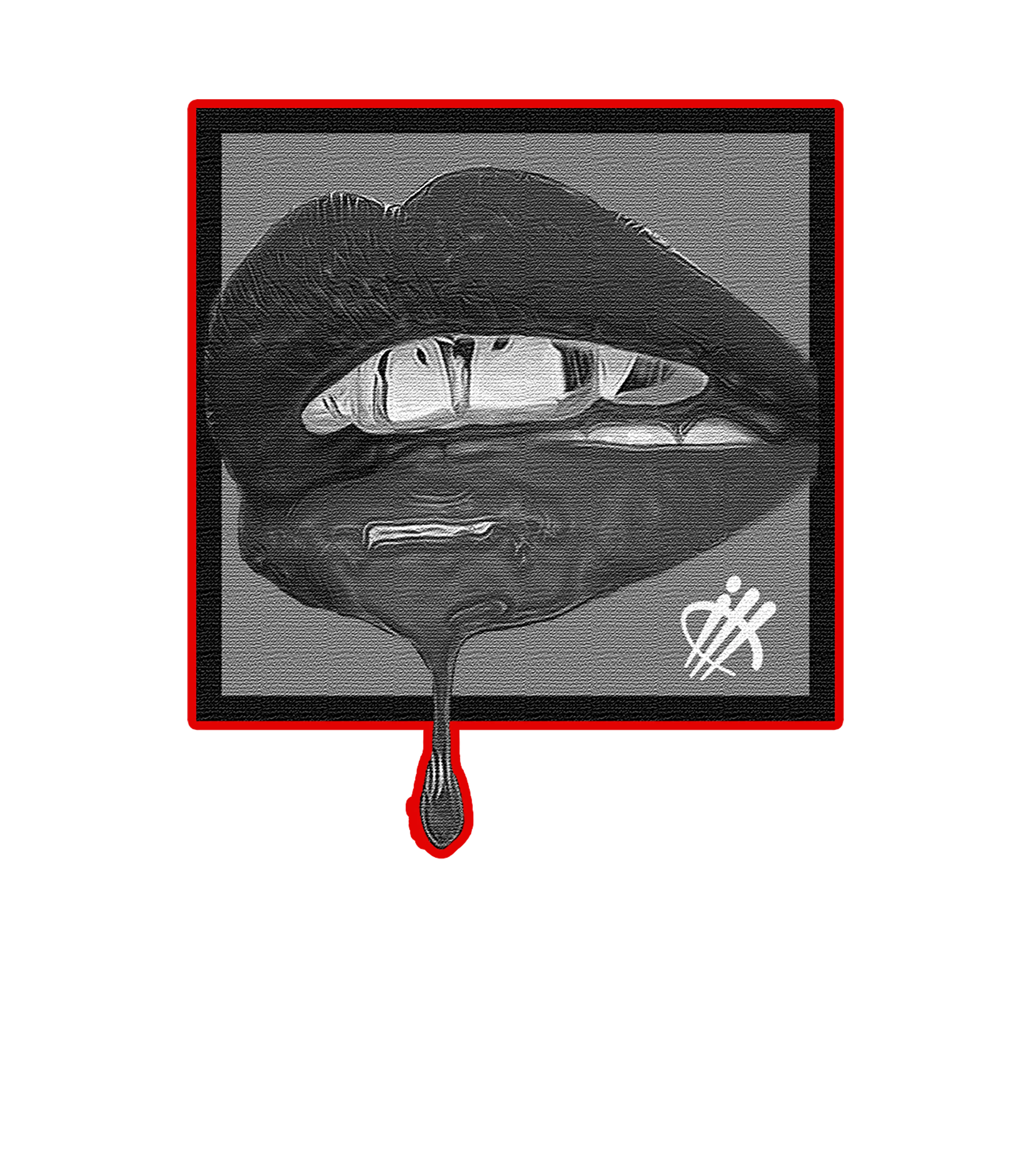 Air Jordan 4 “Black Canvas”| ILLCURRENCY Black T-Shirt (LIPSTICK)
