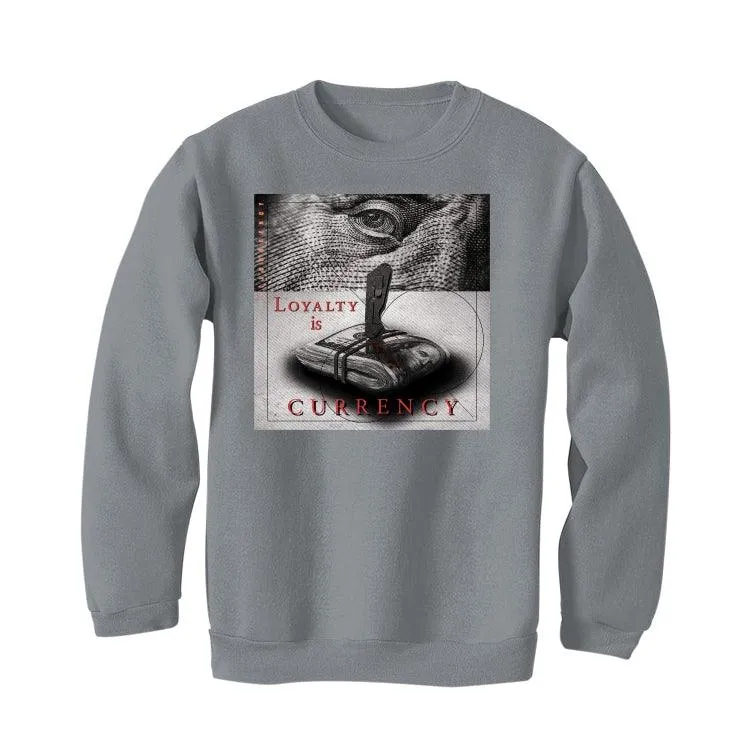 Air Jordan 4 “Infrared” Grey T-Shirt (LOYALTY IS CURRENCY)
