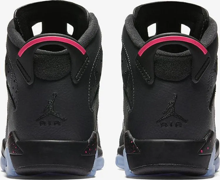 Air Jordan 6 Retro GS Hyper Pink sneakers, black
