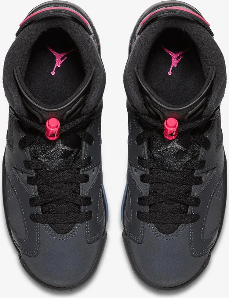 Air Jordan 6 Retro GS Hyper Pink sneakers, black