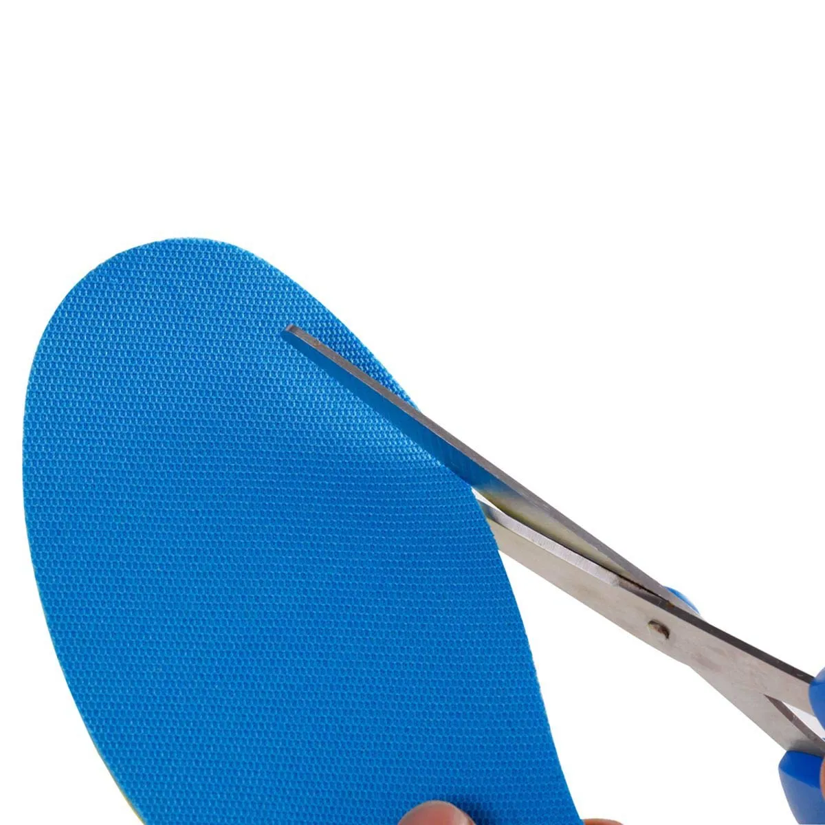 Amitataha 2 Pairs Breathable Insoles, Super-Soft, Sweat-Absorbent, Double-Colored and Double-Layered Shoe Inserts of Foam That Fit in Any Shoes (Blue/Black, 5-6.5 Women/4-5.5 Men) Blue/Black