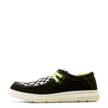 Ariat Kids Hilo Black Grid Shoe