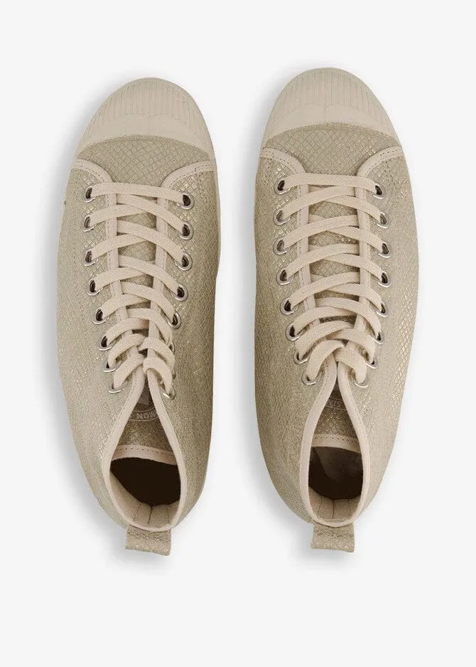 Bensimon Stella Hightop Shiny Snake Trainer