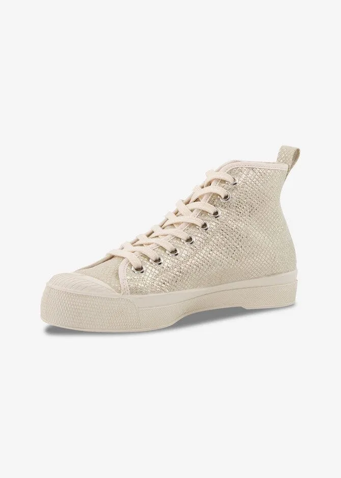 Bensimon Stella Hightop Shiny Snake Trainer