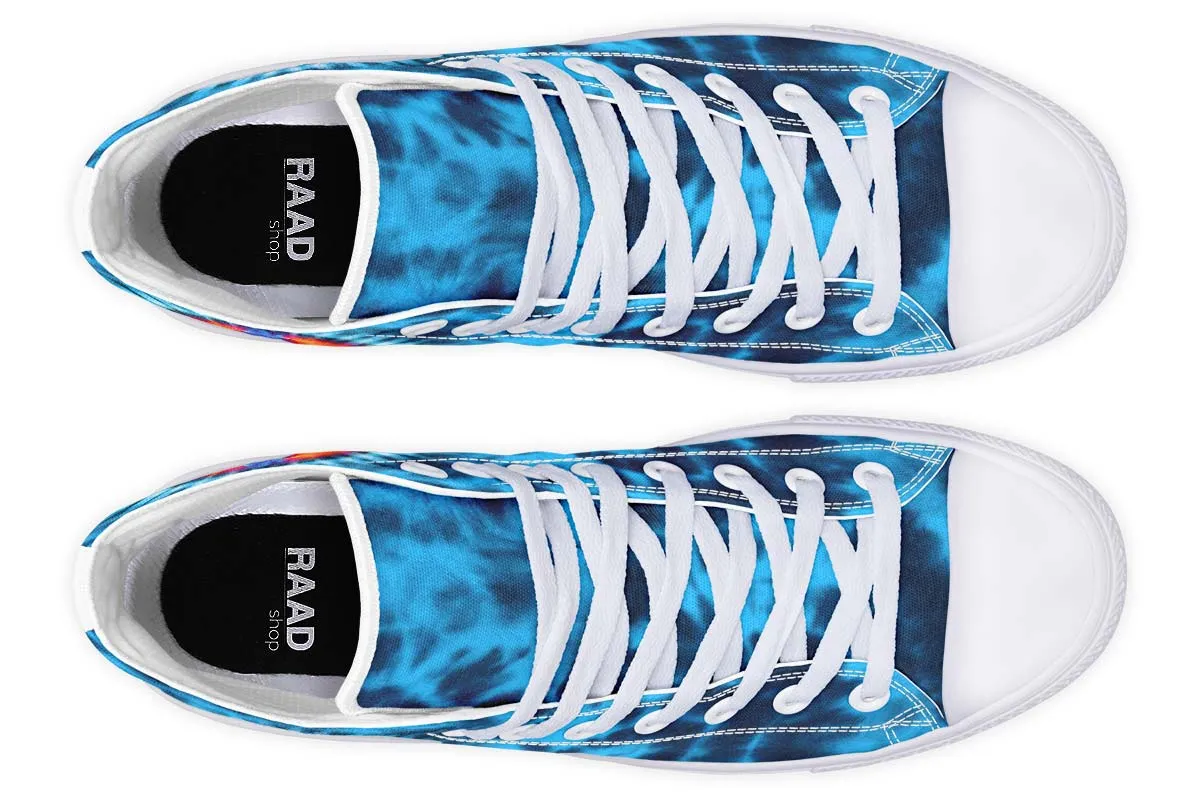 Blue Tie Dye Peace