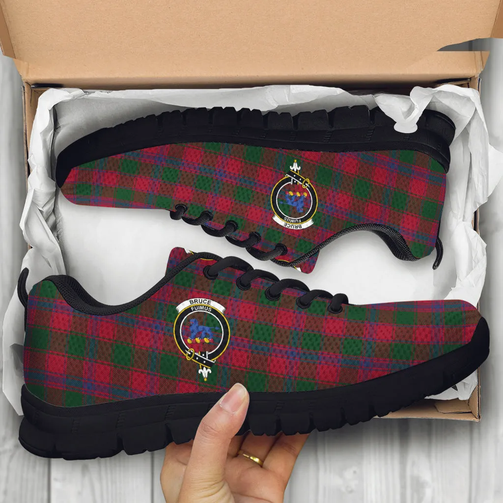 Bruce Old Tartan Sneakers with Family Crest