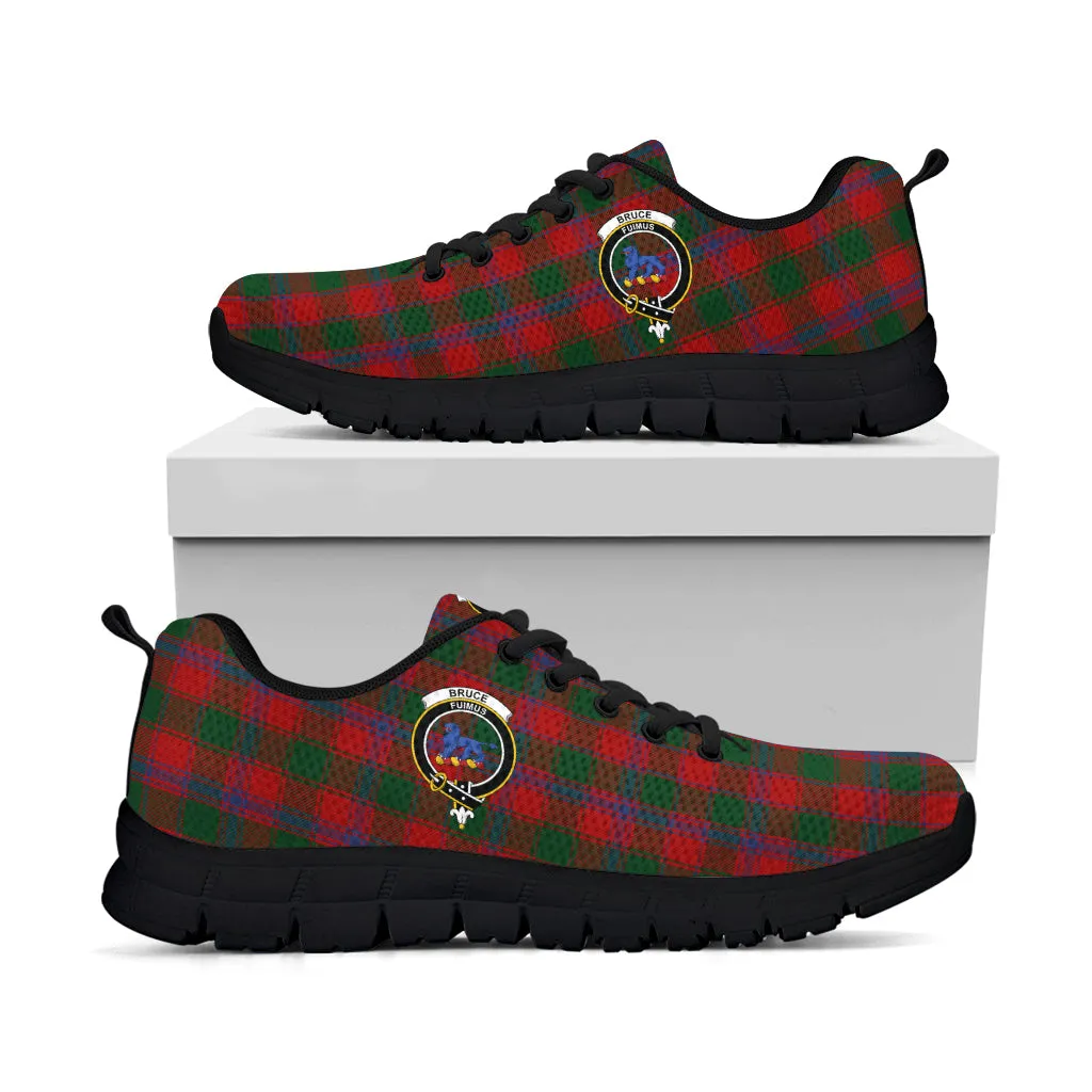 Bruce Old Tartan Sneakers with Family Crest