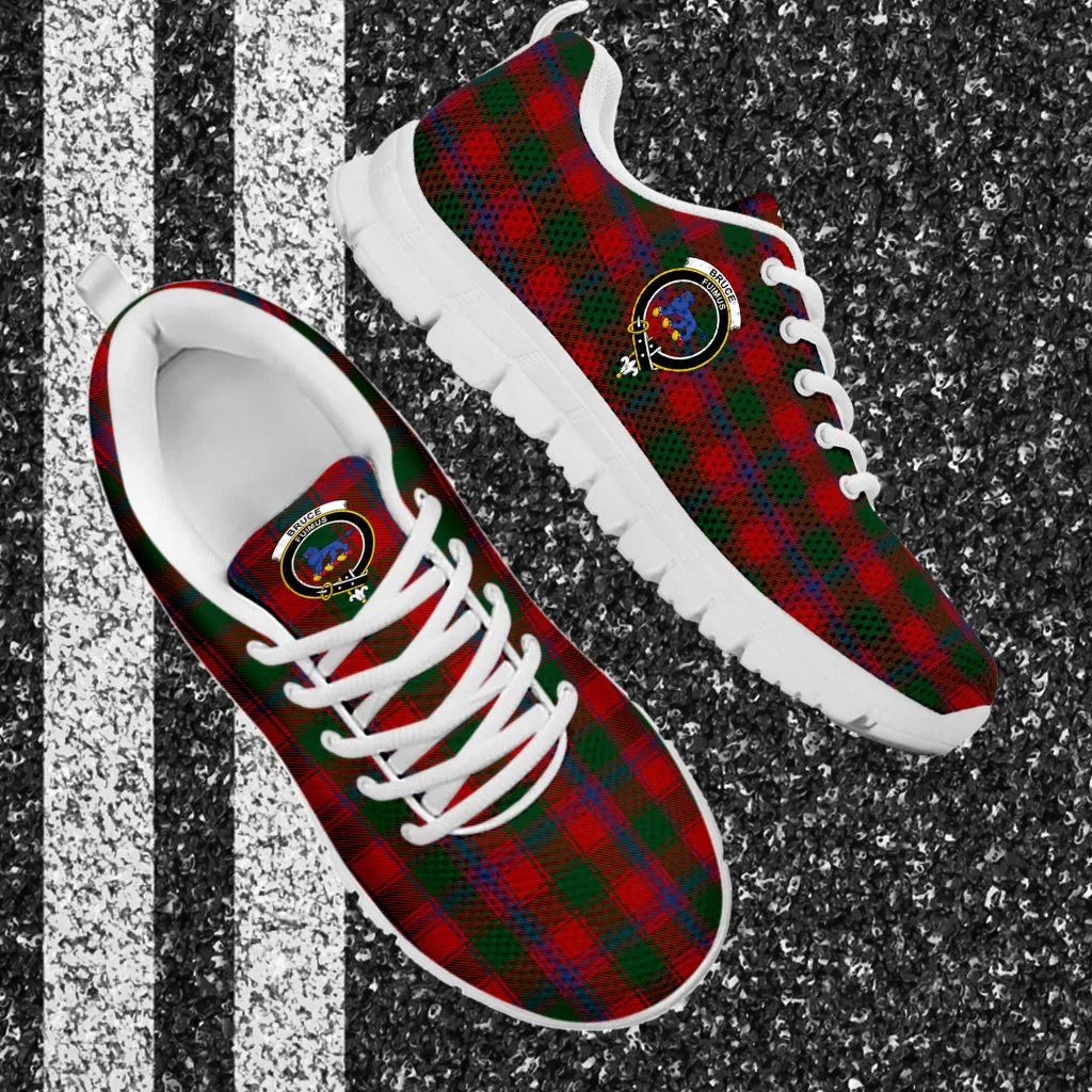 Bruce Old Tartan Sneakers with Family Crest