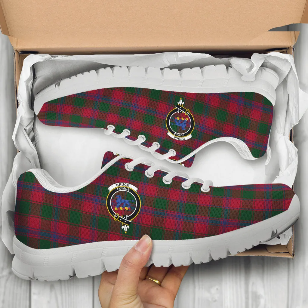 Bruce Old Tartan Sneakers with Family Crest