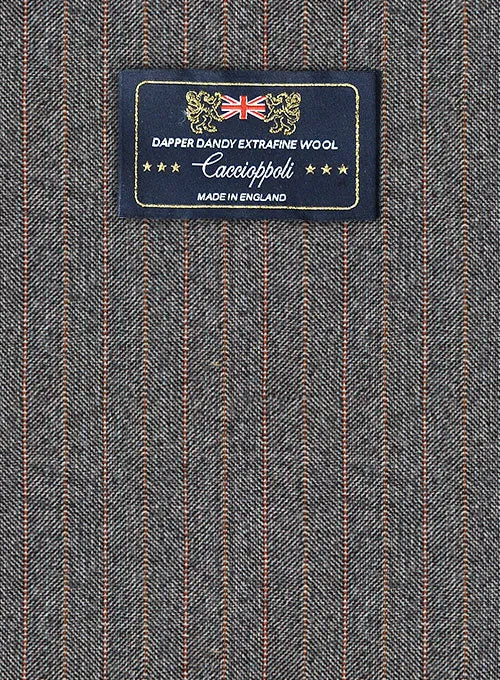 Caccioppoli Dapper Dandy Ichini Club Blue Wool Pants