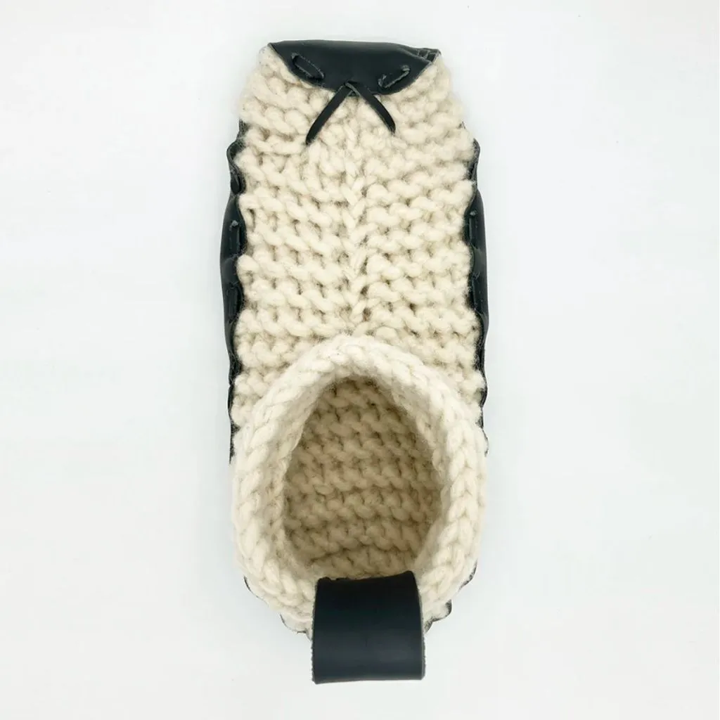 Chilote House Shoes   Organic Leather   Wool