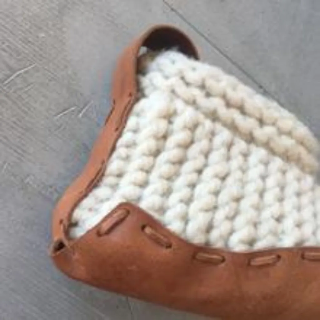 Chilote House Shoes   Organic Leather   Wool