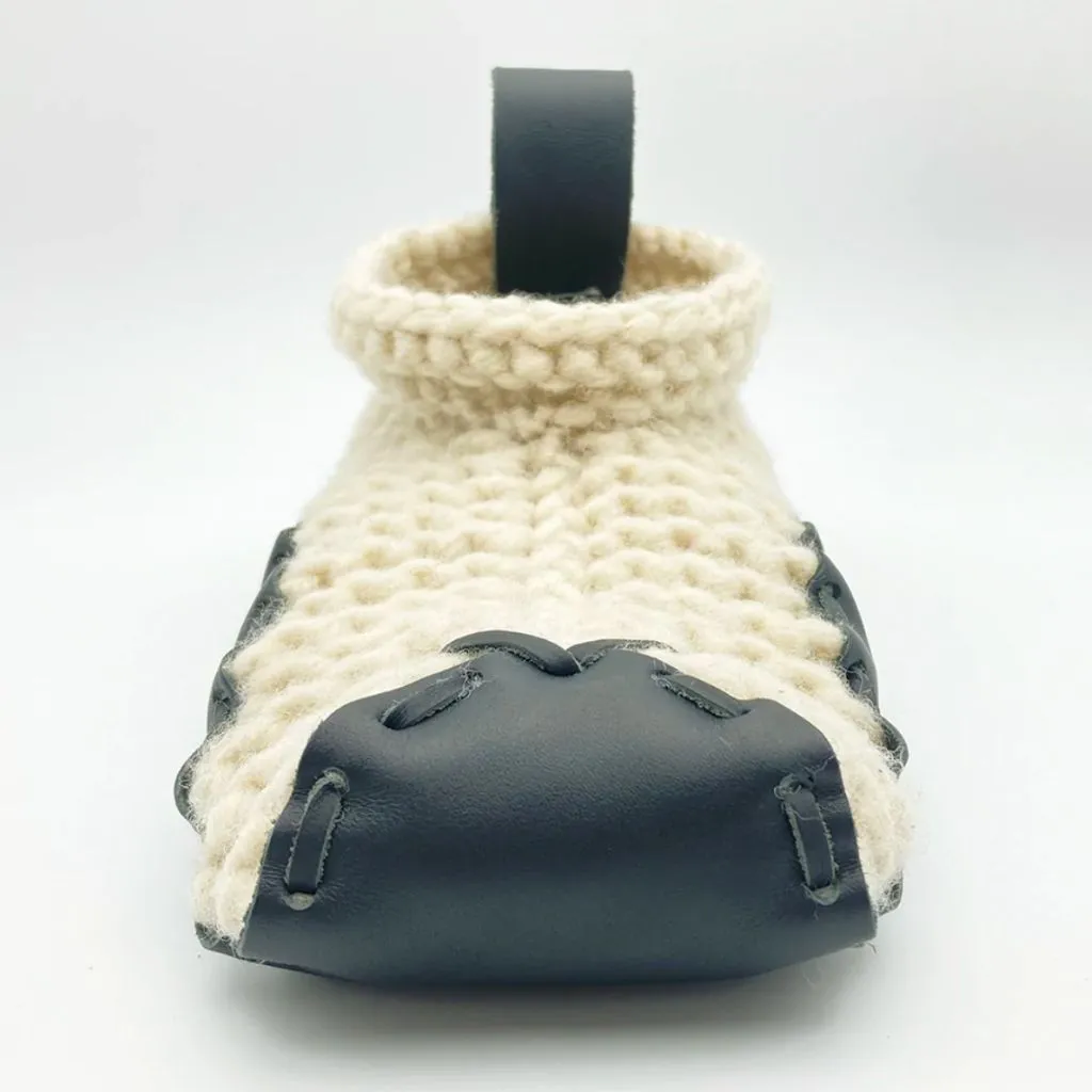 Chilote House Shoes   Organic Leather   Wool