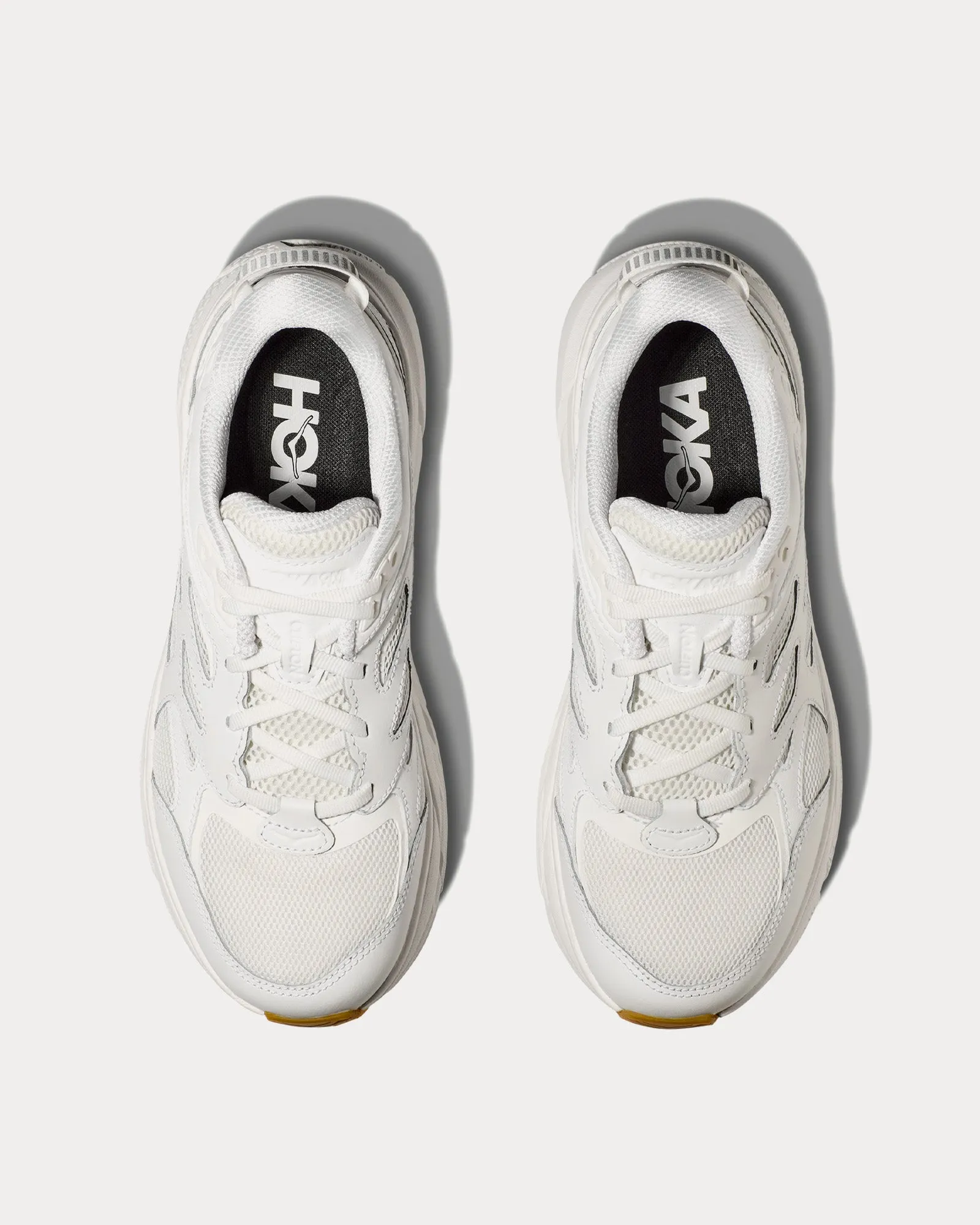 Clifton L Athletics White / White Running Shoes