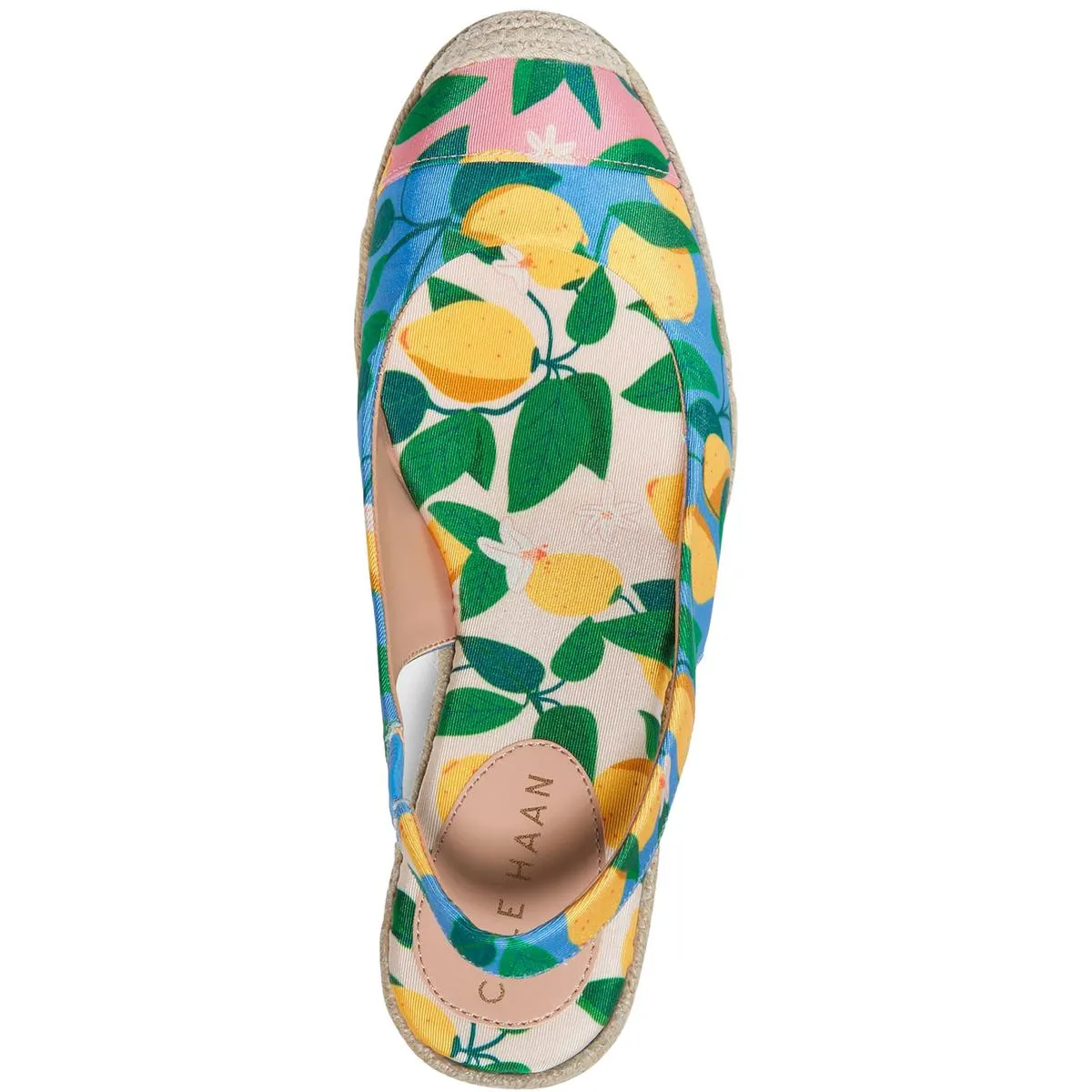 Cole Haan Womens Printed Slingback Espadrille Heels