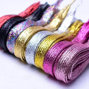 Colorful Trendy Sparkling Sneaker Shoelaces