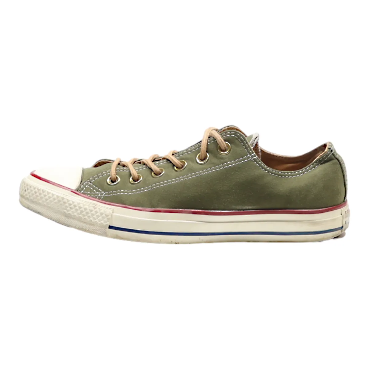 CONVERSE Chuck Taylor All Star 2019 Low Top Trainers Green Canvas Mens UK 6
