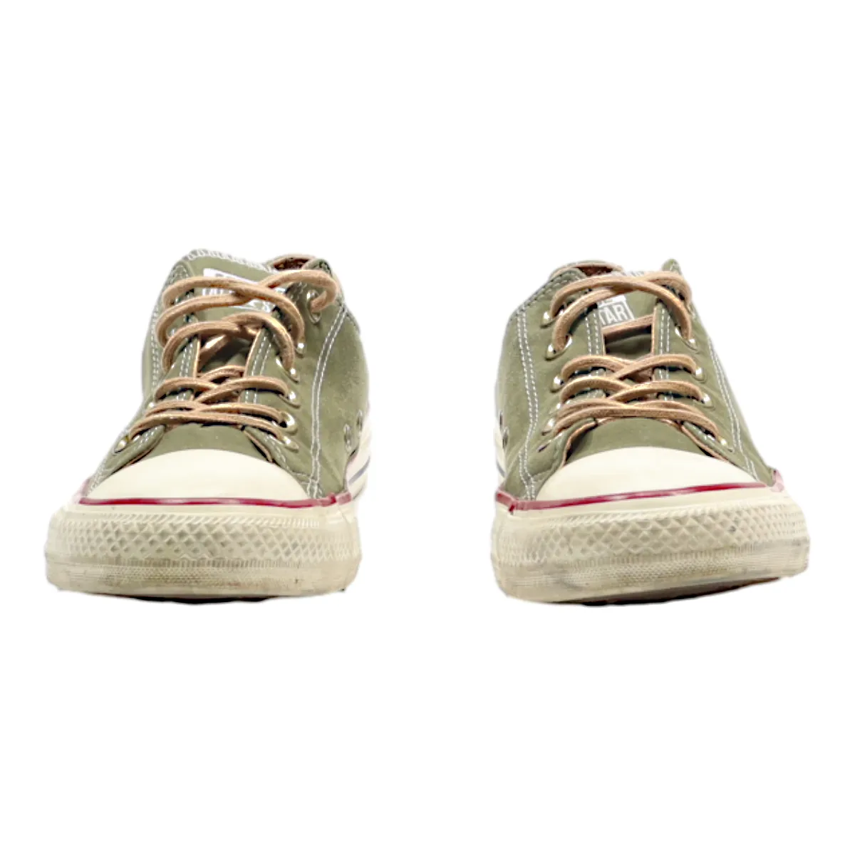 CONVERSE Chuck Taylor All Star 2019 Low Top Trainers Green Canvas Mens UK 6
