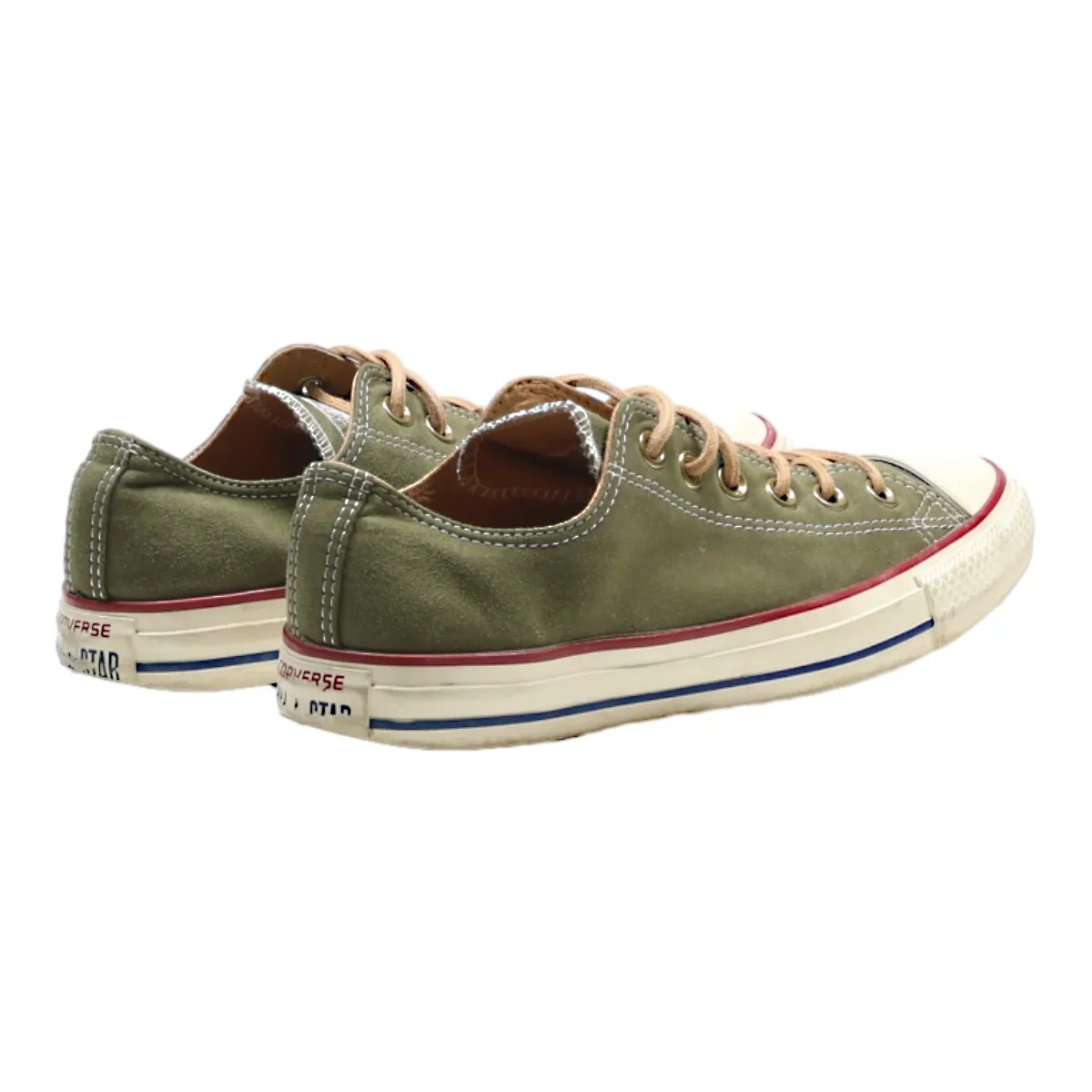 CONVERSE Chuck Taylor All Star 2019 Low Top Trainers Green Canvas Mens UK 6