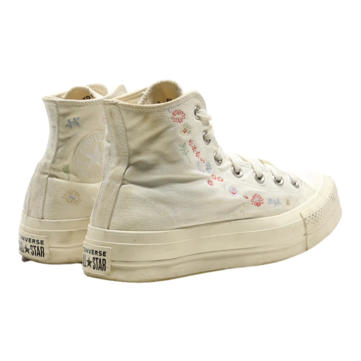 CONVERSE Chuck Taylor All Star 2022 Platform Trainers White Canvas Womens UK 6