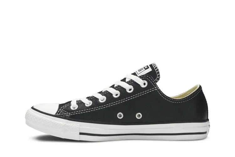 Converse Chuck Taylor All Star Leather Ox 'Black' Sneakers, black
