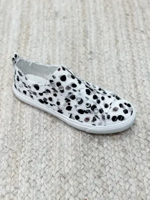 Corky's® Babalu Slip-On Black & White Dots