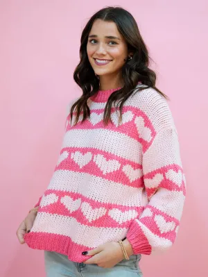 Cupid’s Charm Heart Sweater