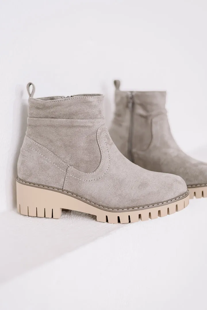 Dashing Slouch Booties | Grey