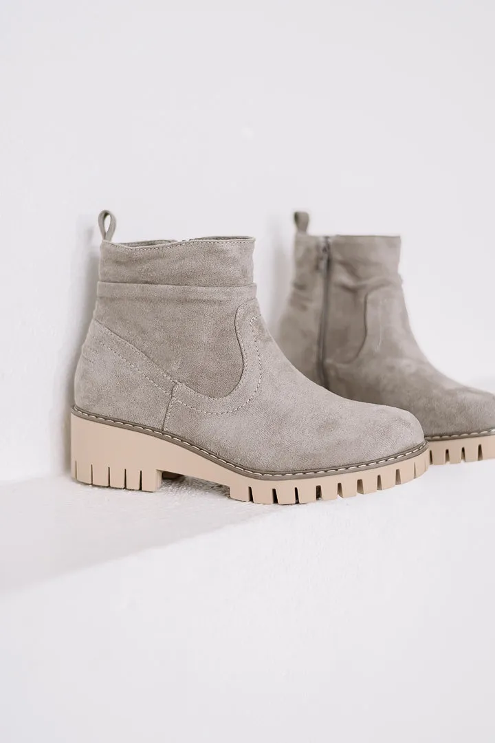 Dashing Slouch Booties | Grey