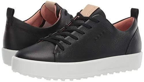 ECCO Women's Soft Low Hydromax Golf Shoe Black 39 M EU (8-8.5 US)