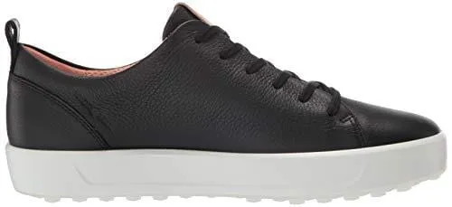 ECCO Women's Soft Low Hydromax Golf Shoe Black 39 M EU (8-8.5 US)
