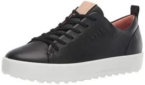 ECCO Women's Soft Low Hydromax Golf Shoe Black 39 M EU (8-8.5 US)