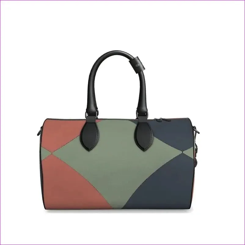 Eclectic Luxury Leather Duffle Bag