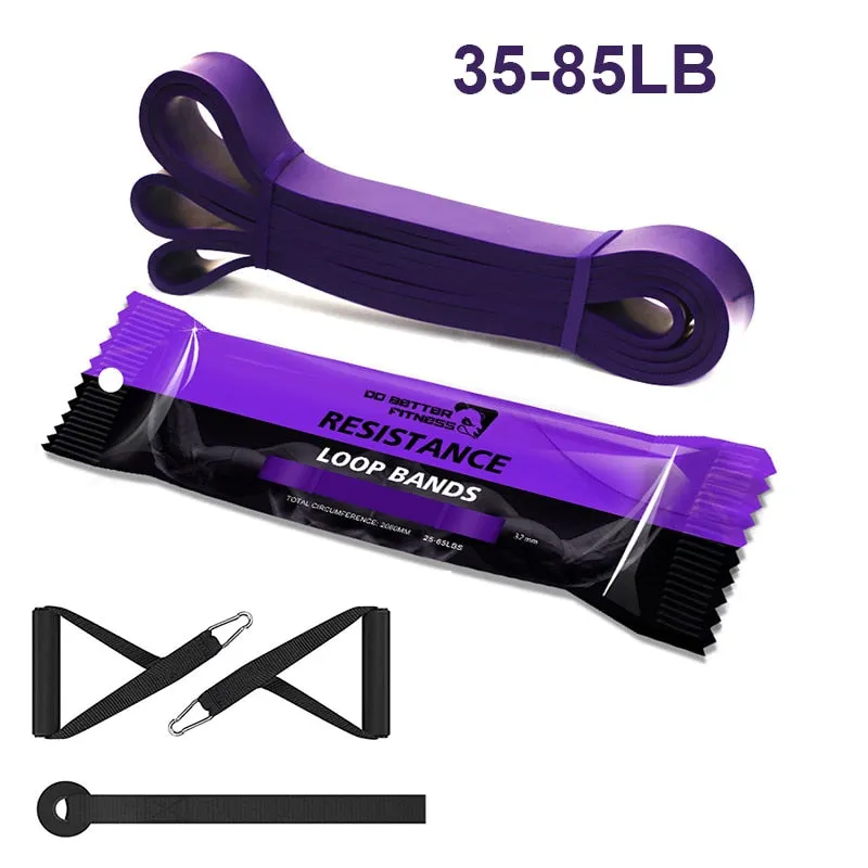 Fitness Band Pull Up Elastic Bands Rubber Resistance Loop