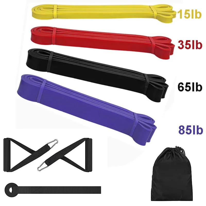 Fitness Band Pull Up Elastic Bands Rubber Resistance Loop